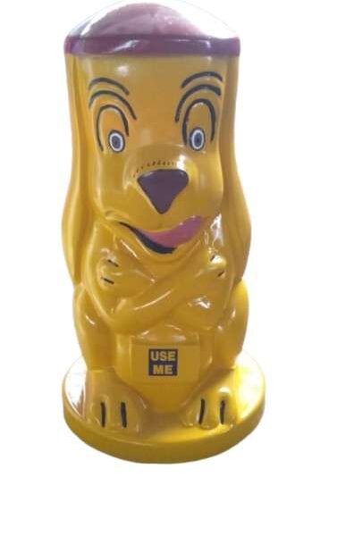 Dog shape dustbi