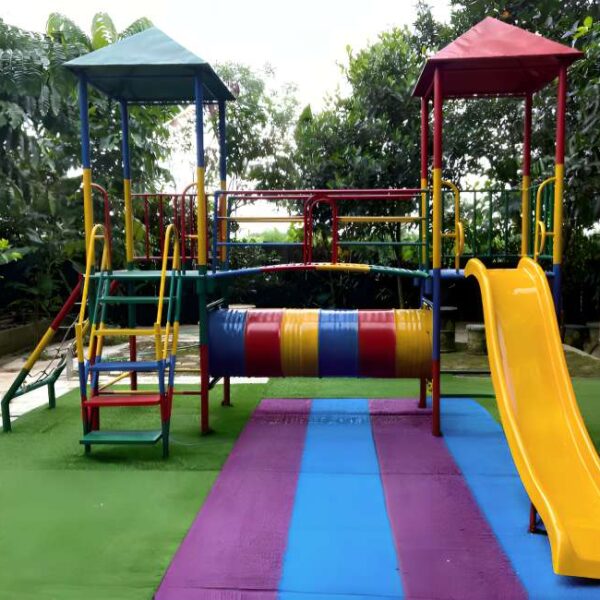 Outdoor Climber with slide