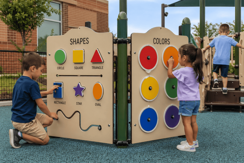 Outdoor playground equipment for kids in India