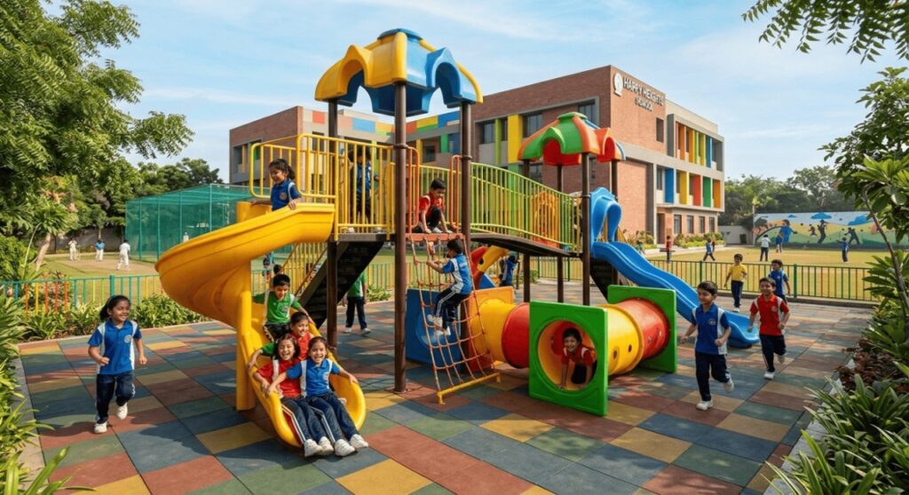 FRP vs Metal Playground Equipment Comparison