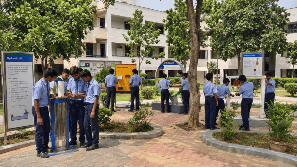 Outdoor Science Lab Equipment for CBSE & ICSE Schools installation in modern educational campus