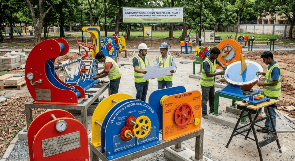 science park equipment manufacturers in india government school project